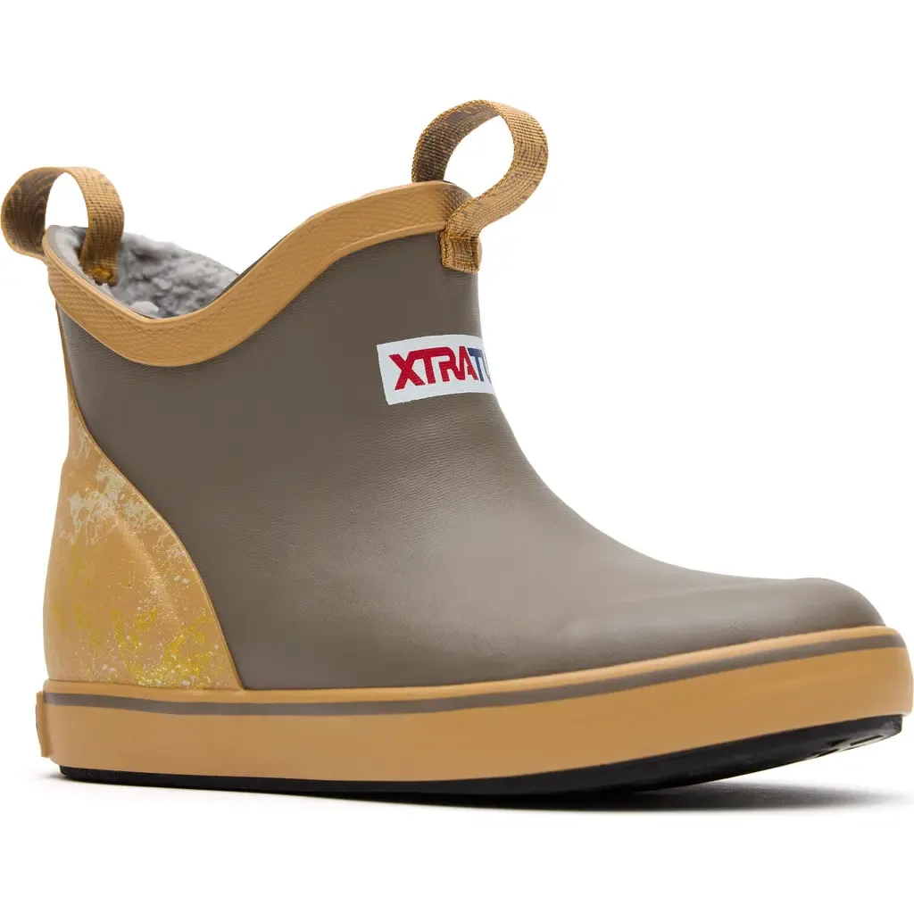 Trolling Ice Fleece Lined Waterproof Ankle Deck Boot by XTRATUF