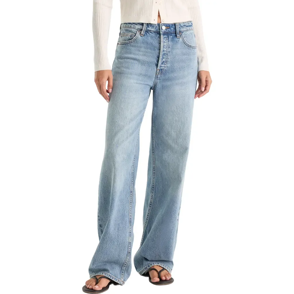 High Waist Wide Leg Jeans by Good American