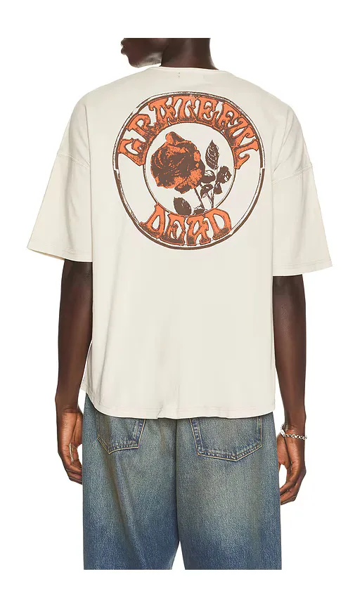 Grateful Dead Rose Baseball Jersey by Junk Food