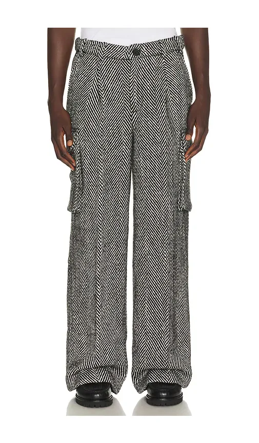Eco Herringbone Cargo Pant by KROST