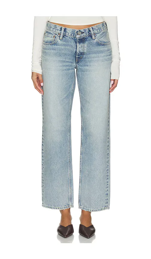 Albany Low Straight Leg Jeans by Moussy Vintage