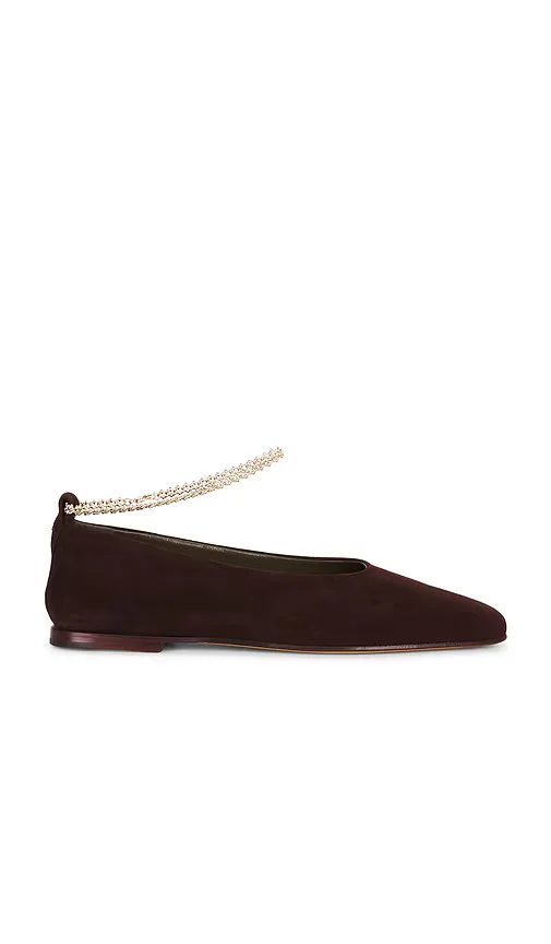 Augusta Suede Ballerina by Maria Luca