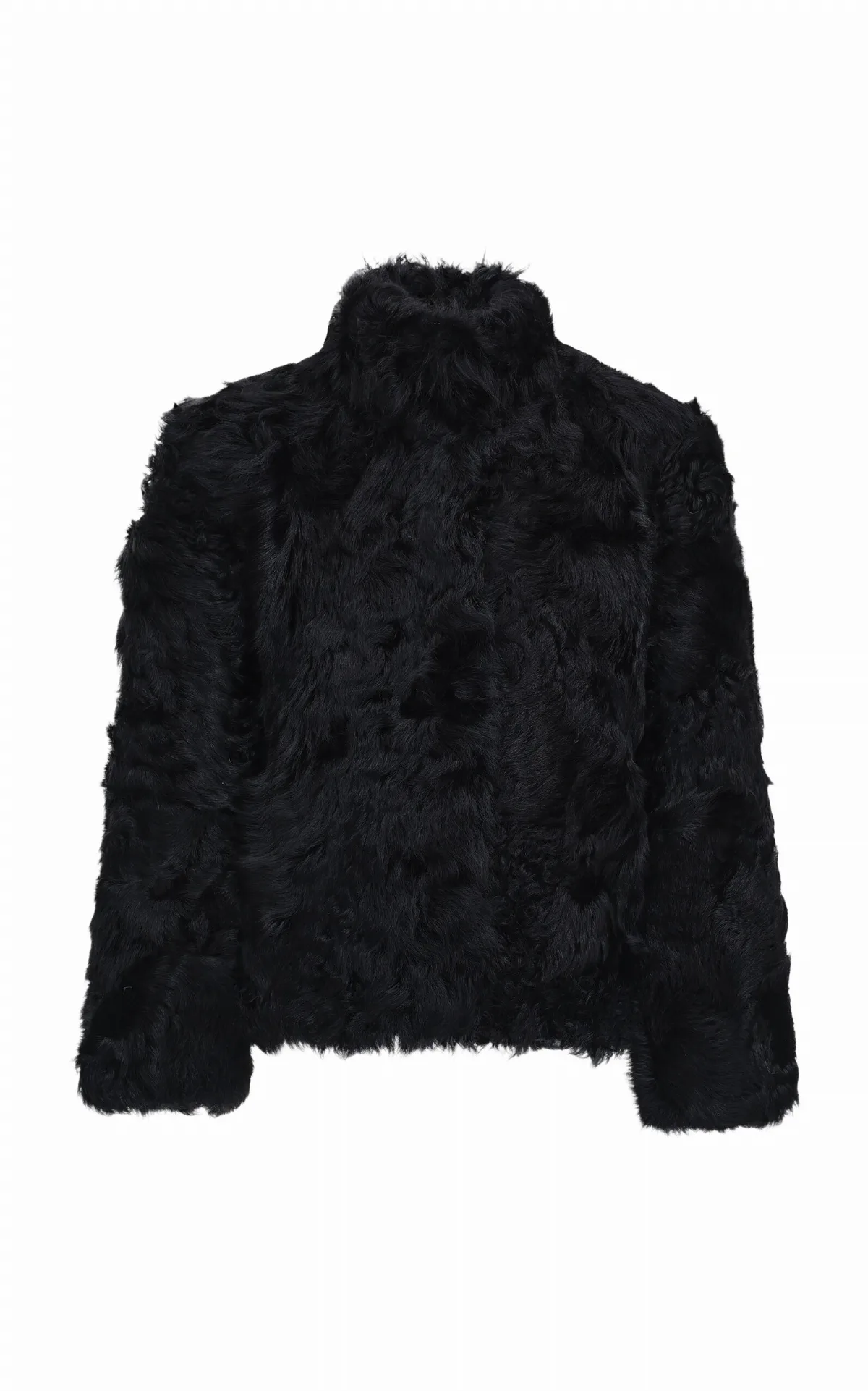Lyn Shearling Wool Jacket by Source Unknown