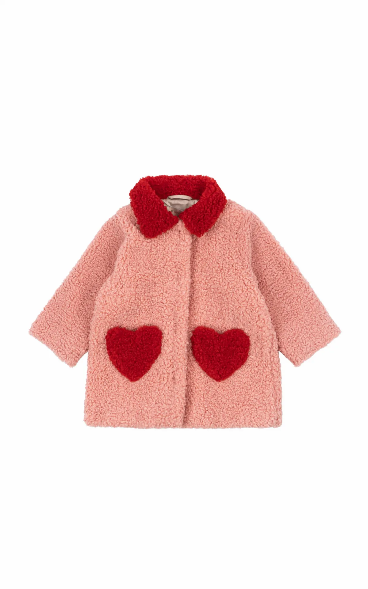 Calin Hearts Fleece Coat by Konges Sløjd