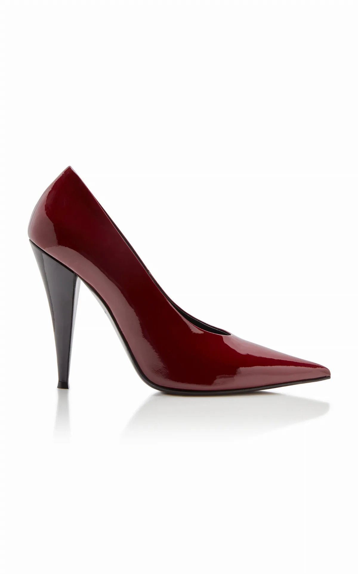 95mm Pointy Patent Leather Pumps