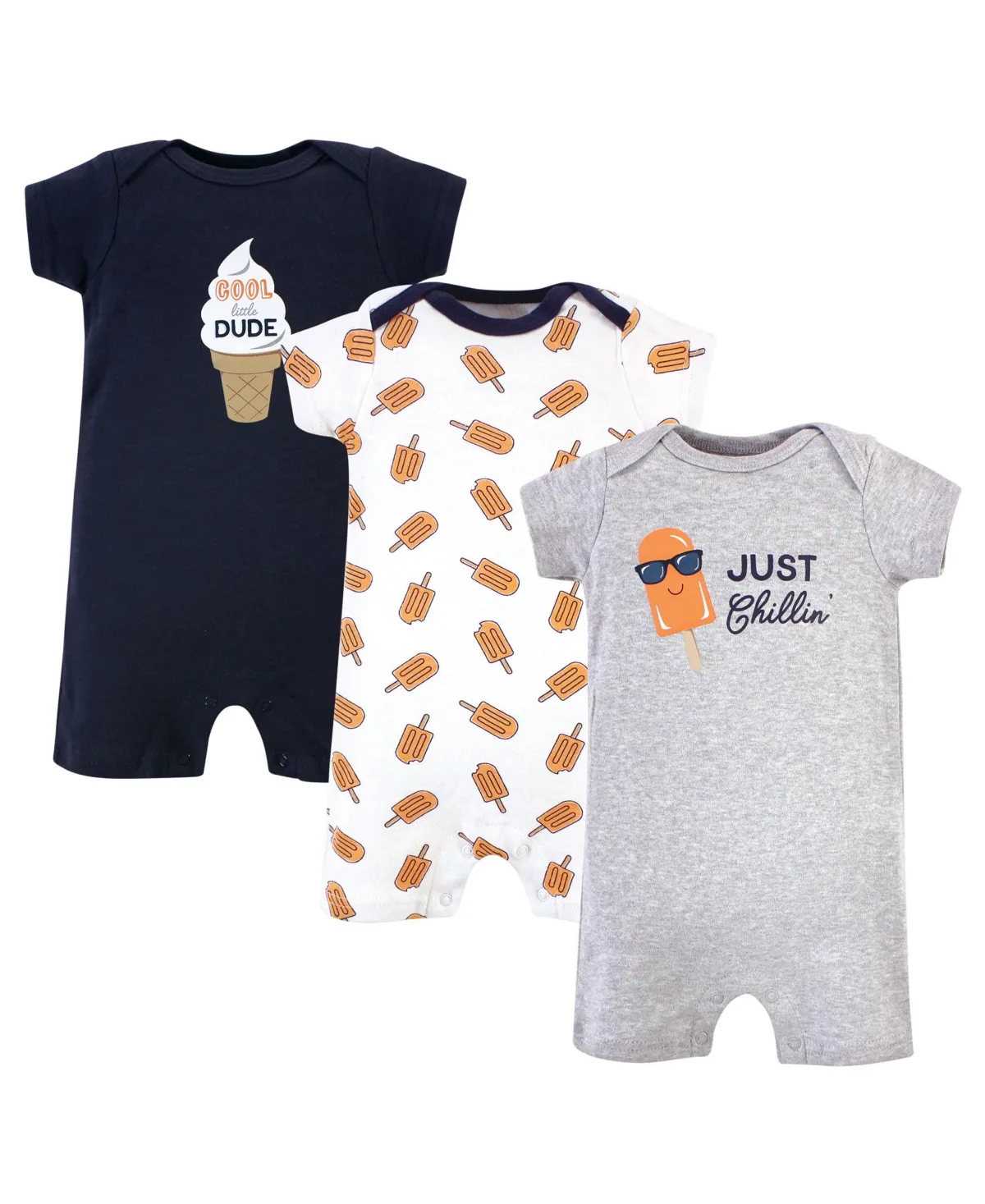 Soft Cotton Jumpsuits by Hudson Baby