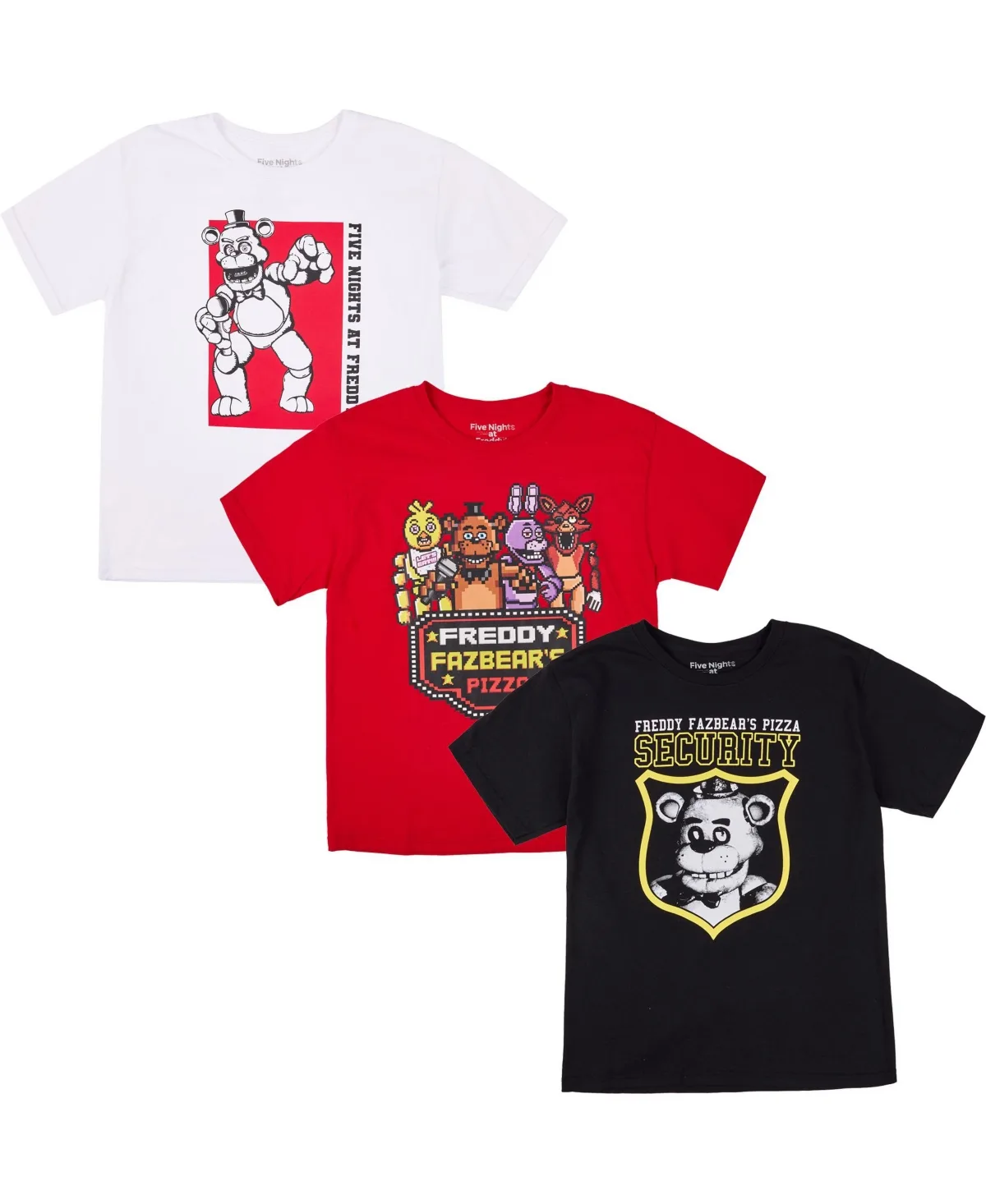 T-Shirt 3pk by Five Nights At Freddy's