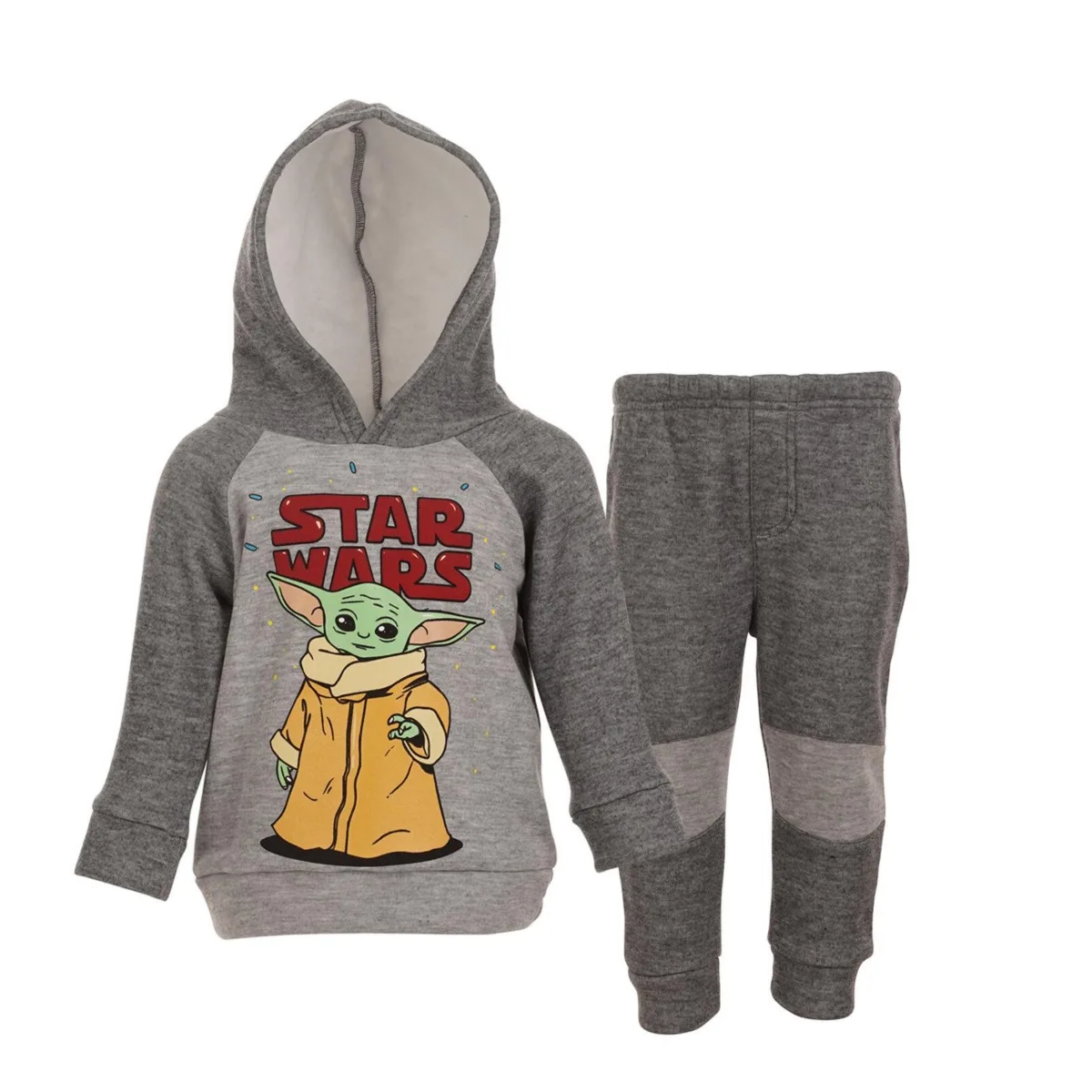The Mandalorian Fleece Pullover Hoodie and Pants Outfit Set by Star Wars