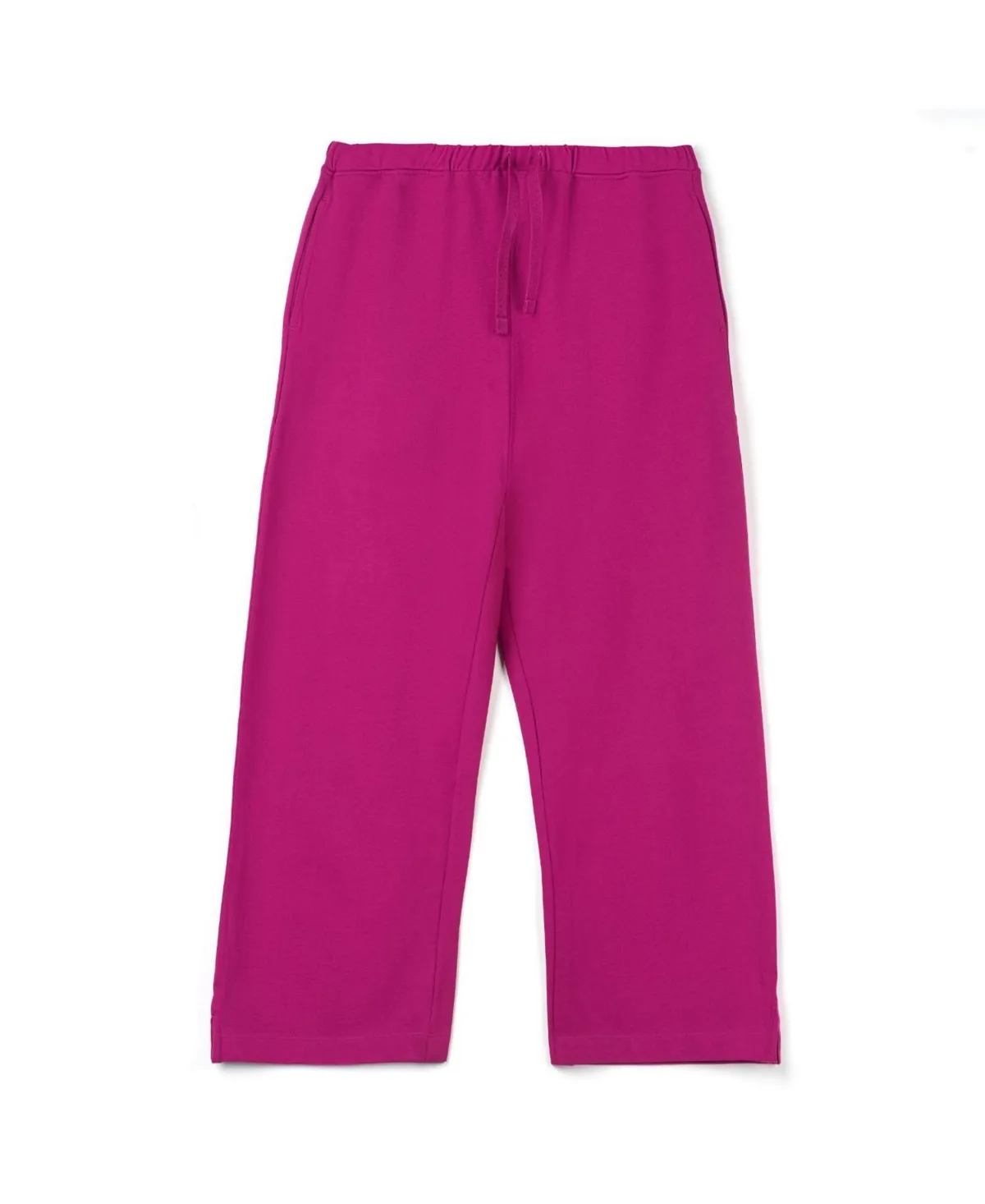 Core Colors Wide-Leg Organic Cotton Pull-On Pants by Mightly