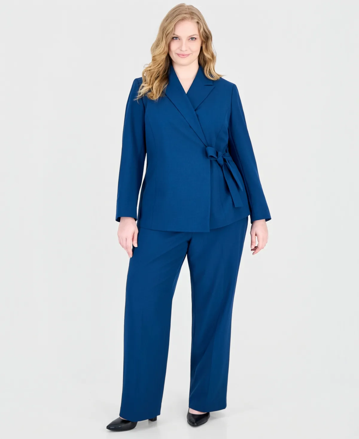 Peak Lapel Classic-Fit Wide-Leg Jacket and Pants, 2-Piece Set by Le Suit