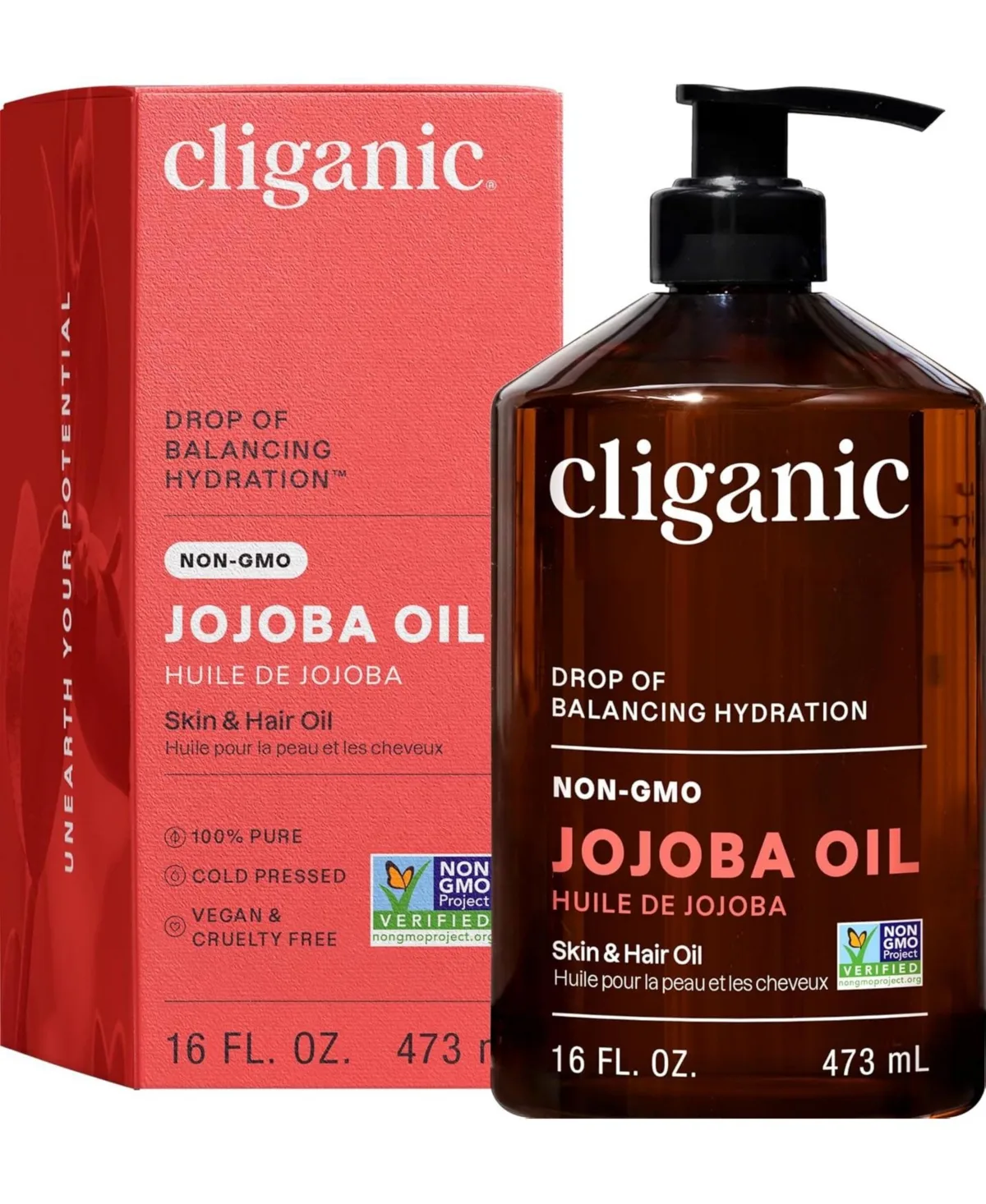 100% Pure Jojoba Oil - 16 oz by Cliganic