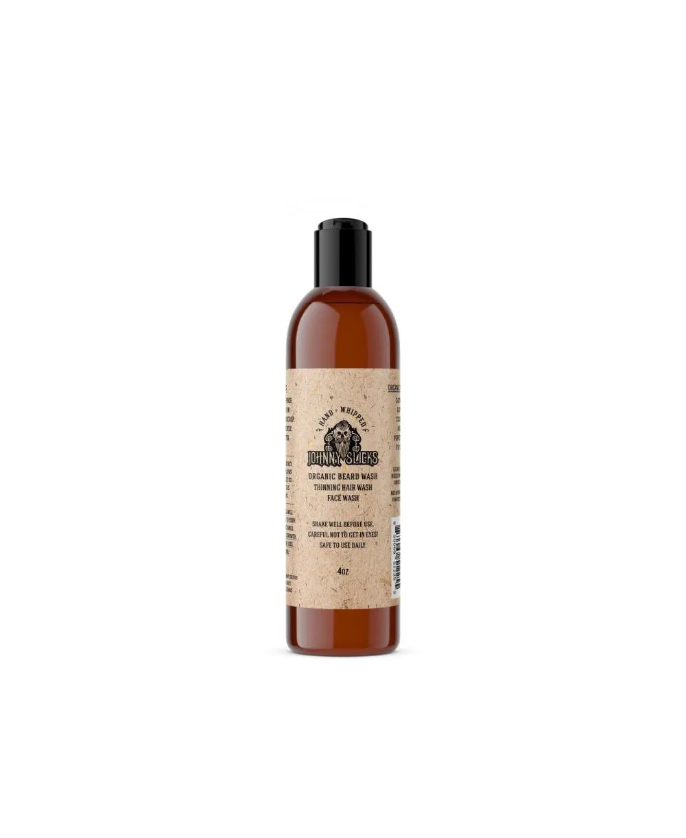 Hand Whipped Beard Wash - Supports Beard and Skin Health - 4oz by Johnny Slicks