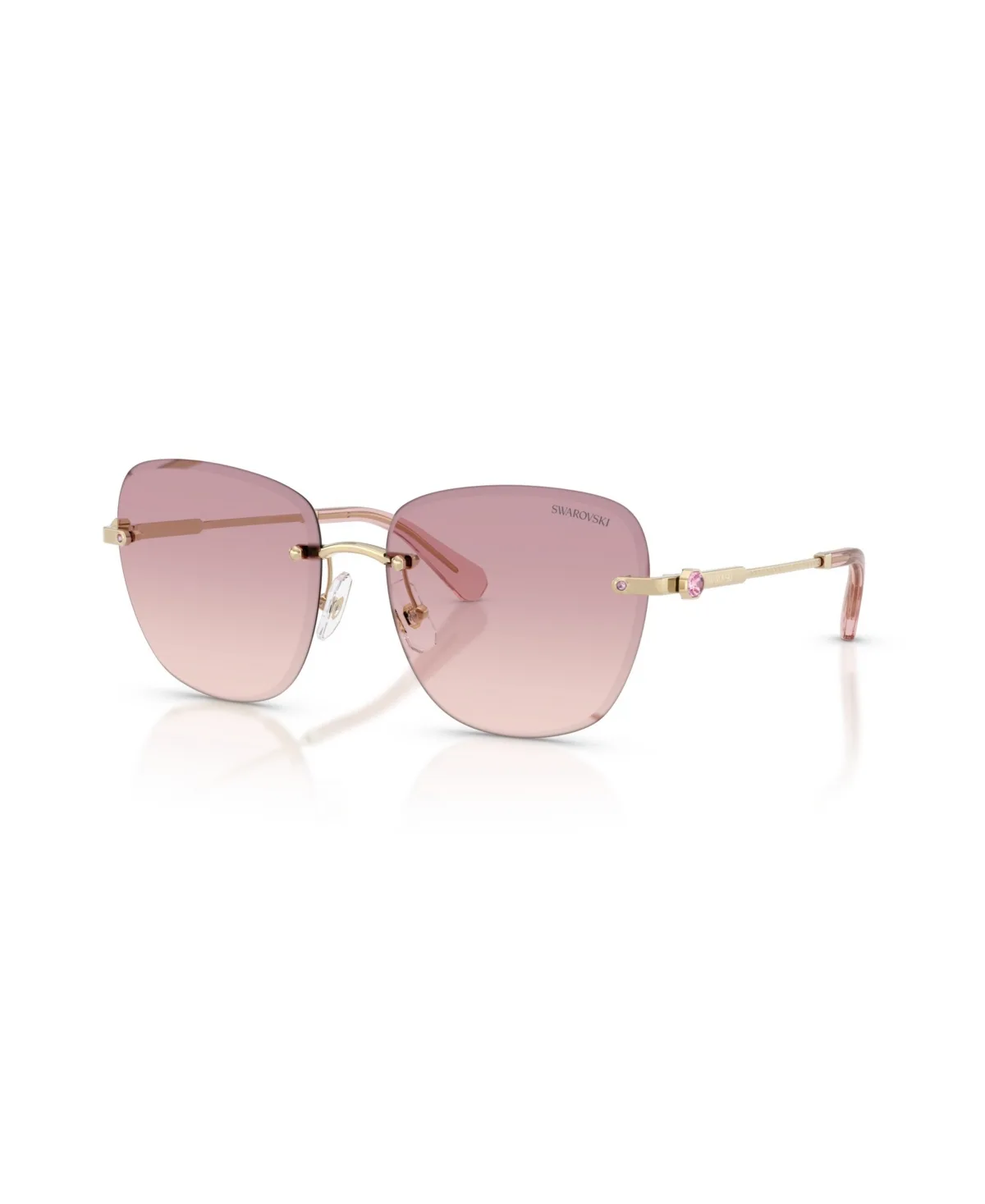 Rimless Square Sunglasses SK7043 by Swarovski