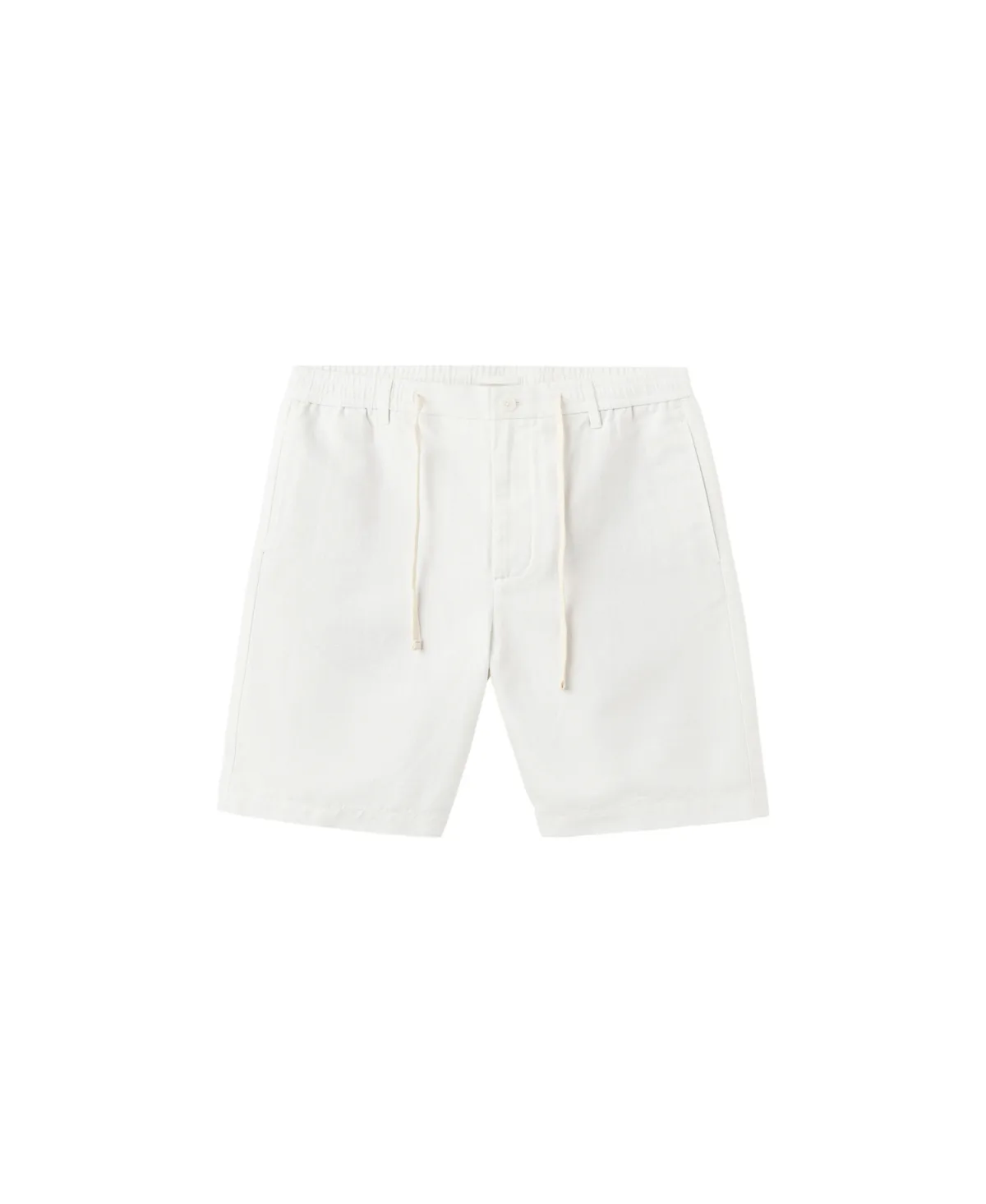 Cotton-Linen Blend Mid-Rise Bermuda Shorts 8.54" Inseam by Mango