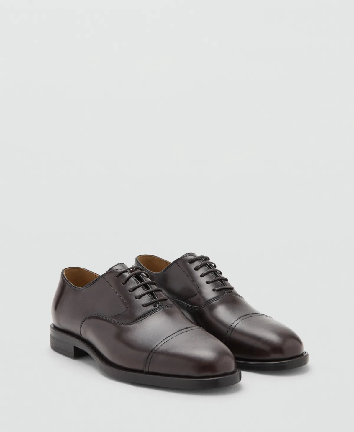 Oxford Style Leather Shoes by Mango