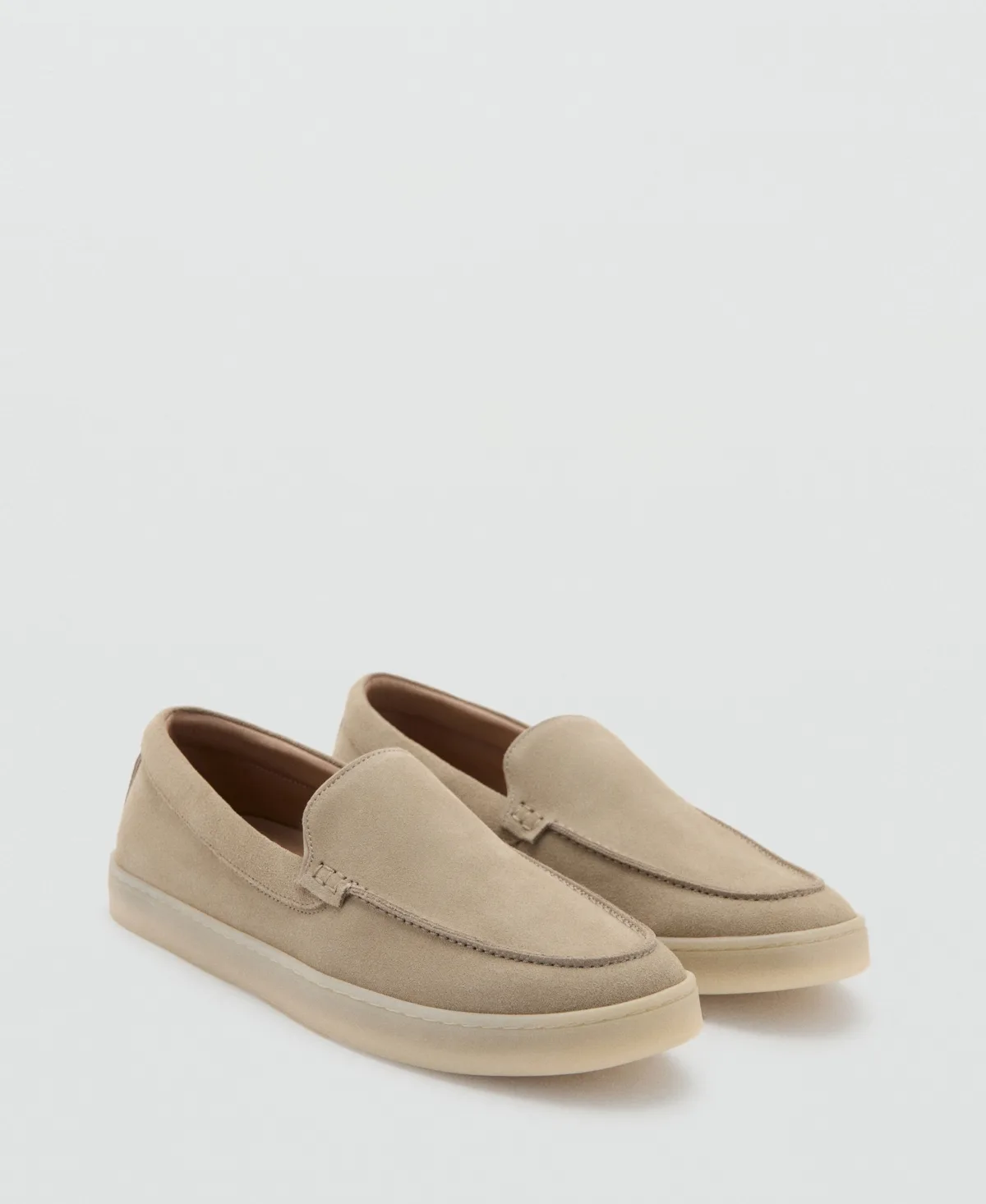 Split Leather Shoes by Mango
