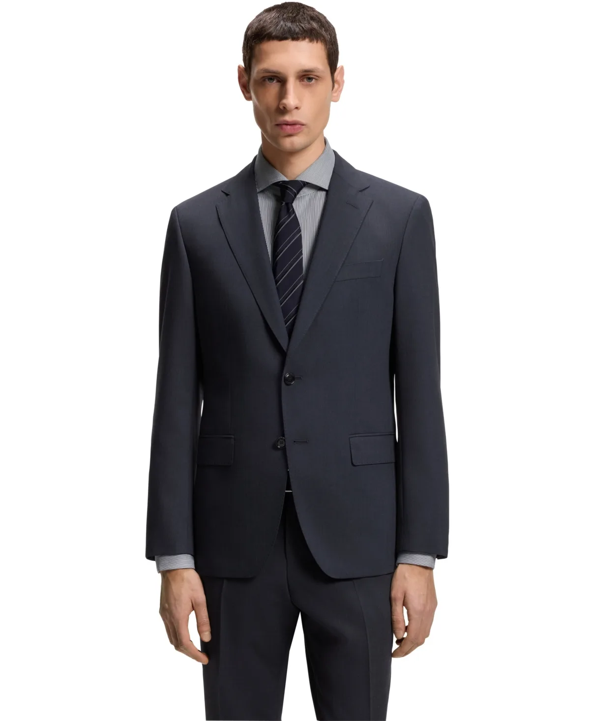 Slim-Fit Washable Stretch Fabric Blazer by Hugo Boss
