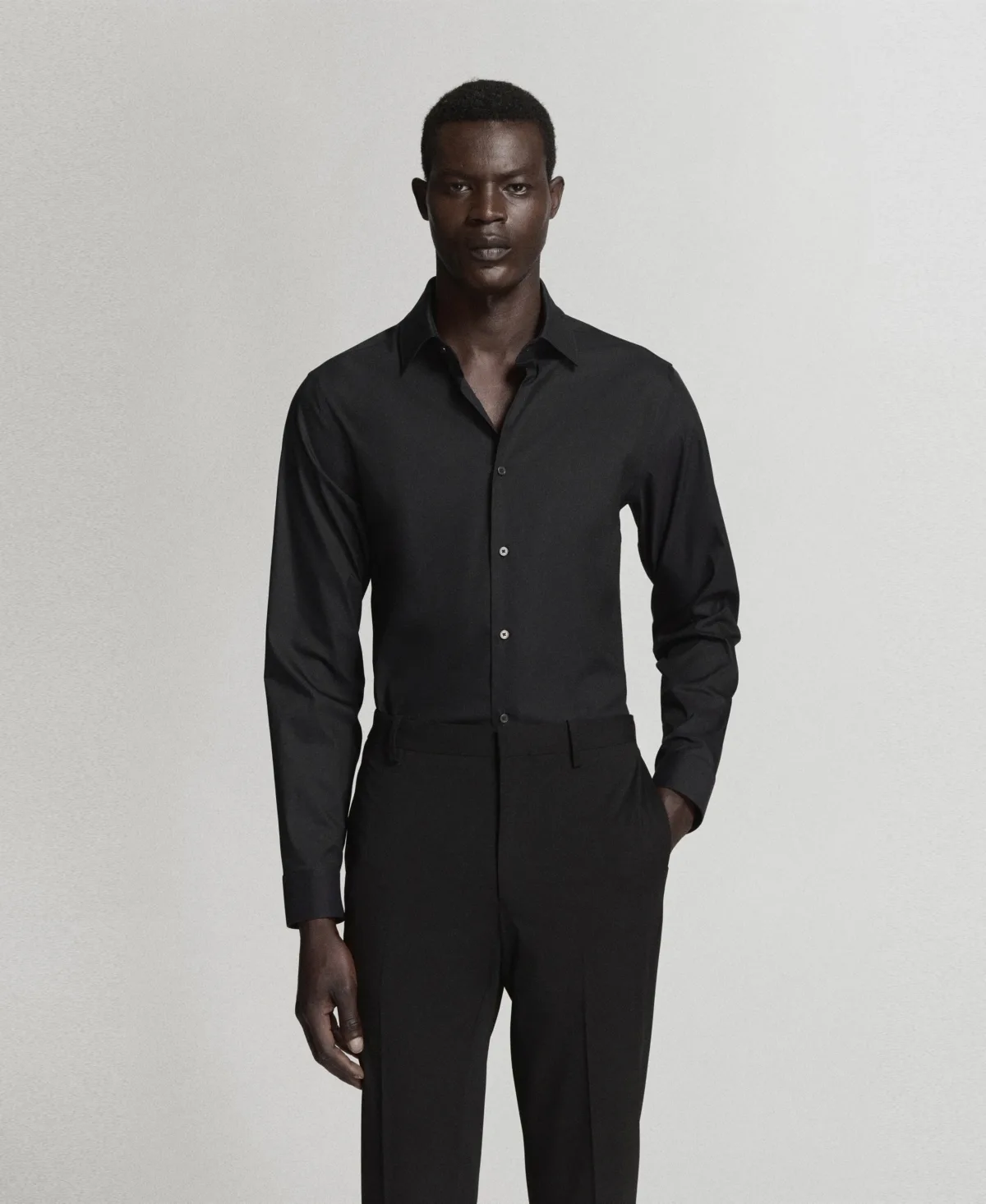 Super Slim Fit Cotton Stretch Dress Shirt by Mango
