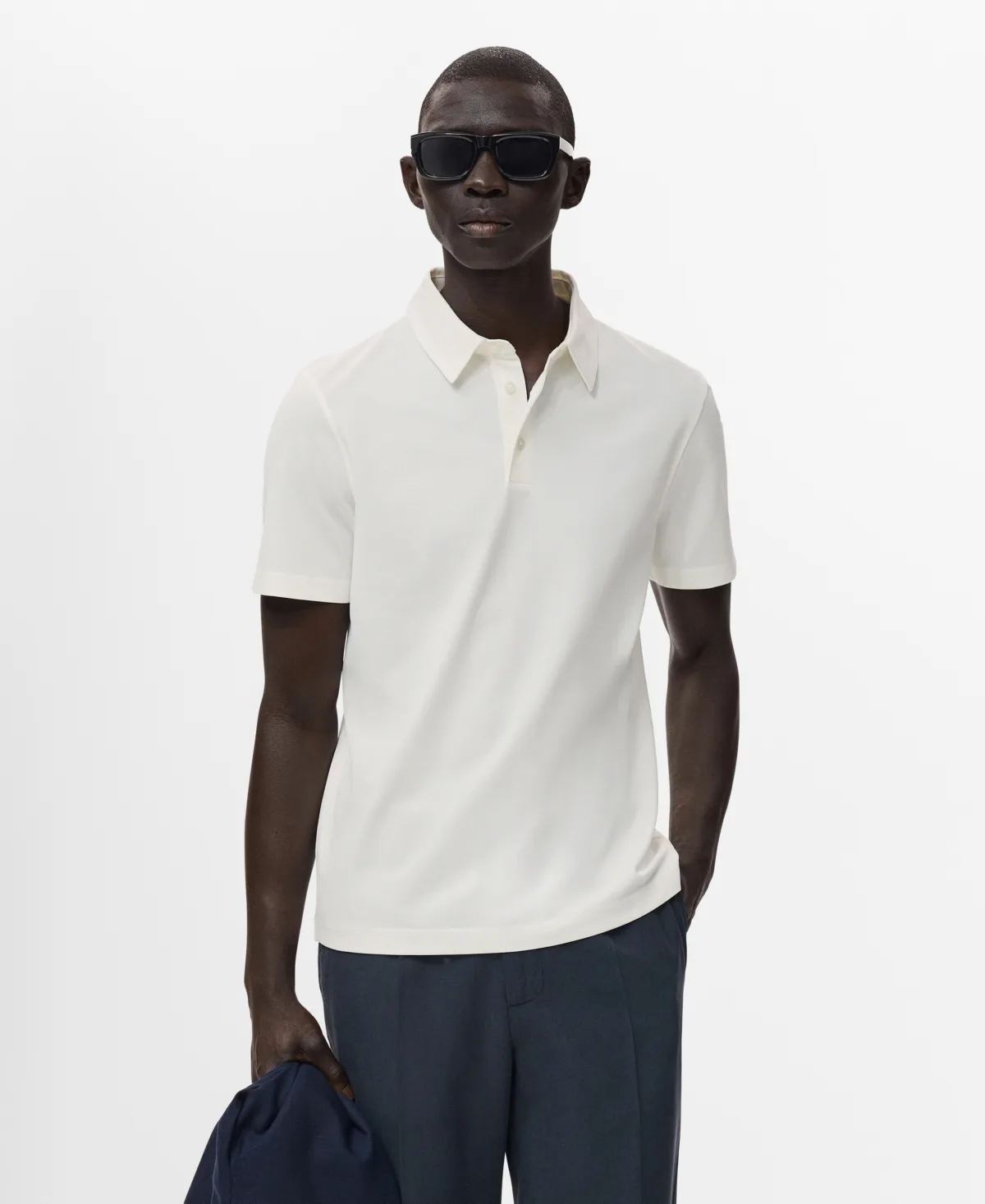 Slim-Fit Cotton-Pique Polo Shirt by Mango