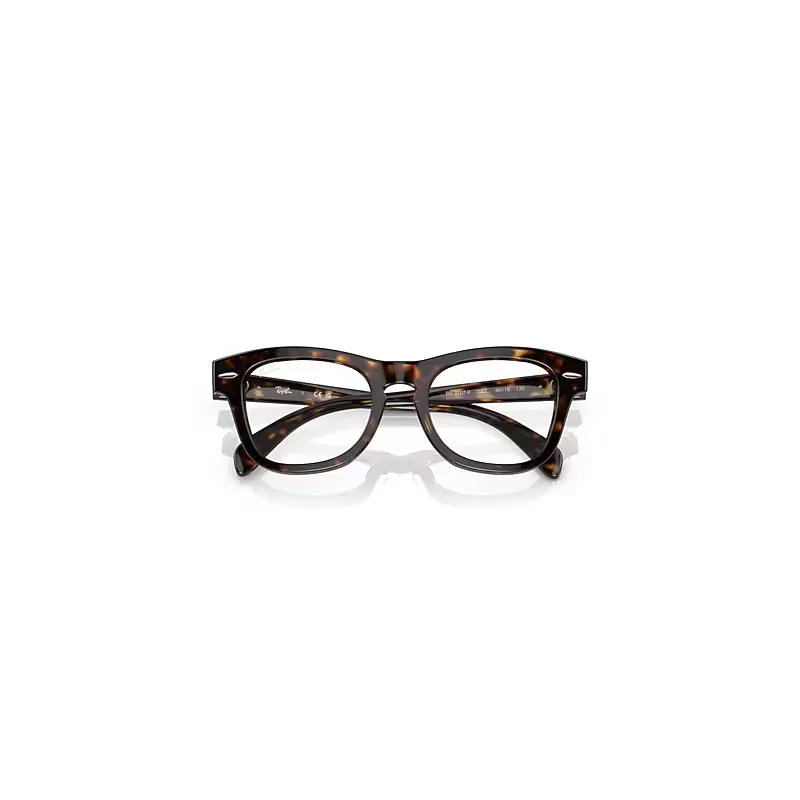 Rb9707v Optics Eyeglasses Havana Frame Clear Lenses Polarized by Ray-Ban