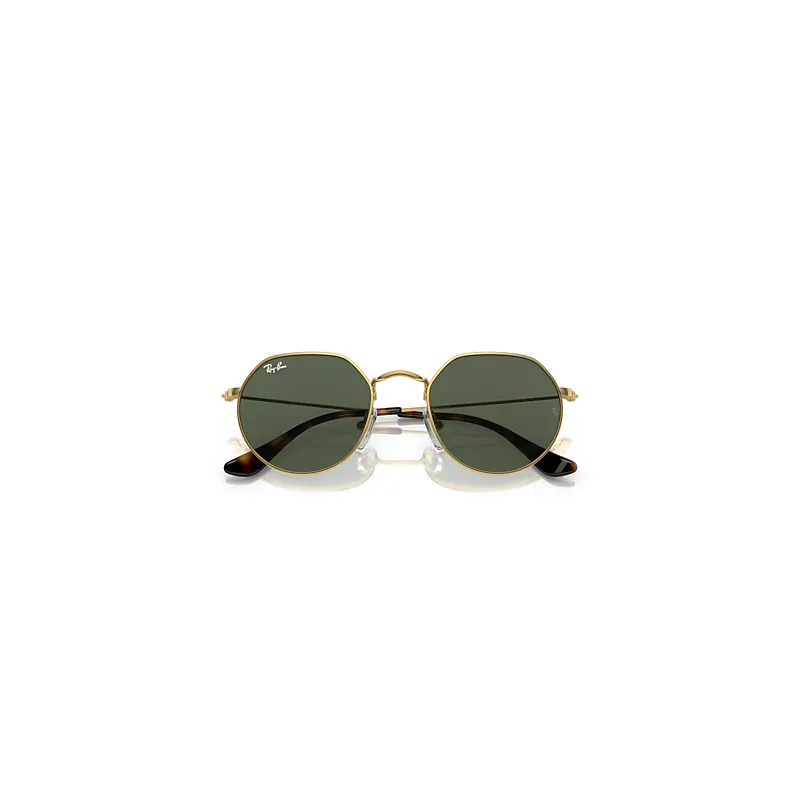 Jack Sunglasses Arista Gold Frame Green Lenses by Ray-Ban
