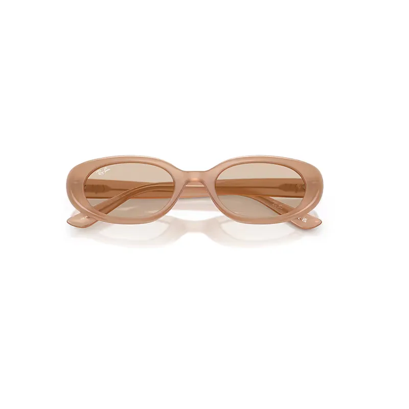 Rb4441d Bio-Based Sunglasses Opal Beige Frame Brown Lenses by Ray-Ban