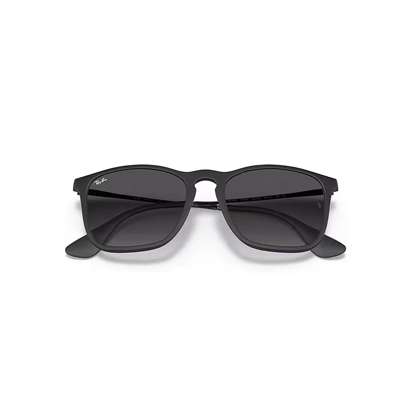 Chris Sunglasses Black Frame Grey Lenses by Ray-Ban
