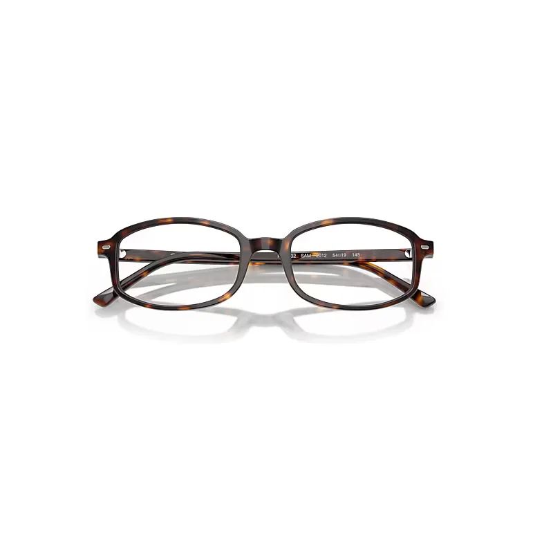 Sam Optics Eyeglasses Havana Frame Clear Lenses Polarized
