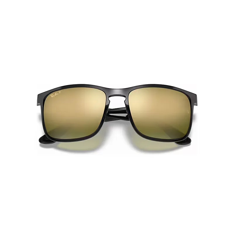 Rb4264 Polarized+ Lenses Sunglasses Grey Frame Green Lenses Polarized by Ray-Ban