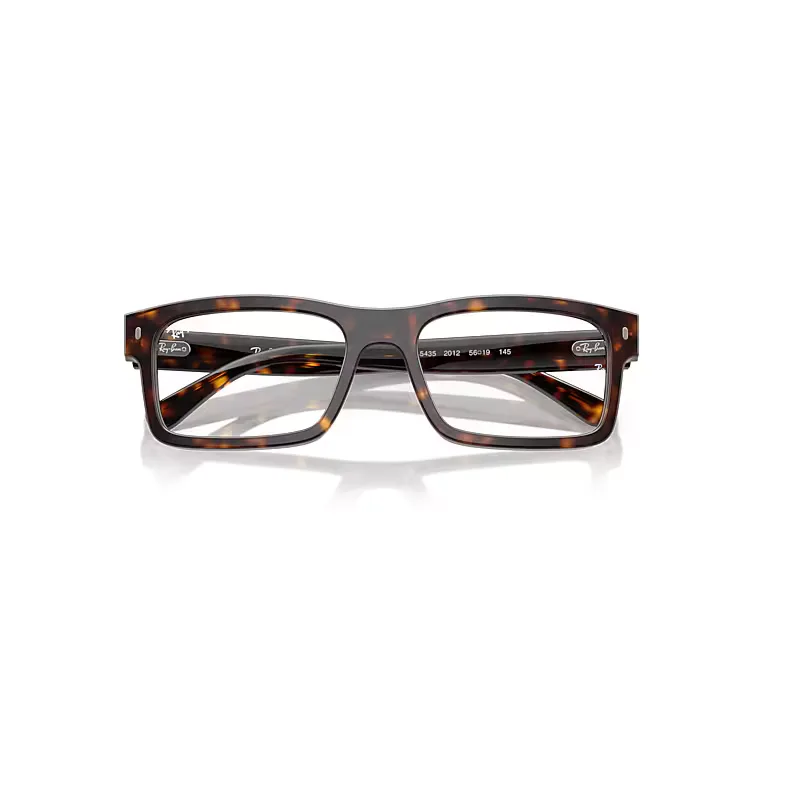 Rb5435 Optics Eyeglasses Havana Frame Clear Lenses Polarized by Ray-Ban
