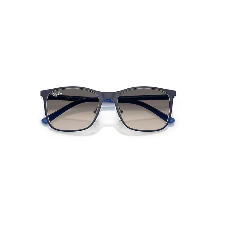 Rb9551s Sunglasses Blue Frame Grey Lenses by Ray-Ban