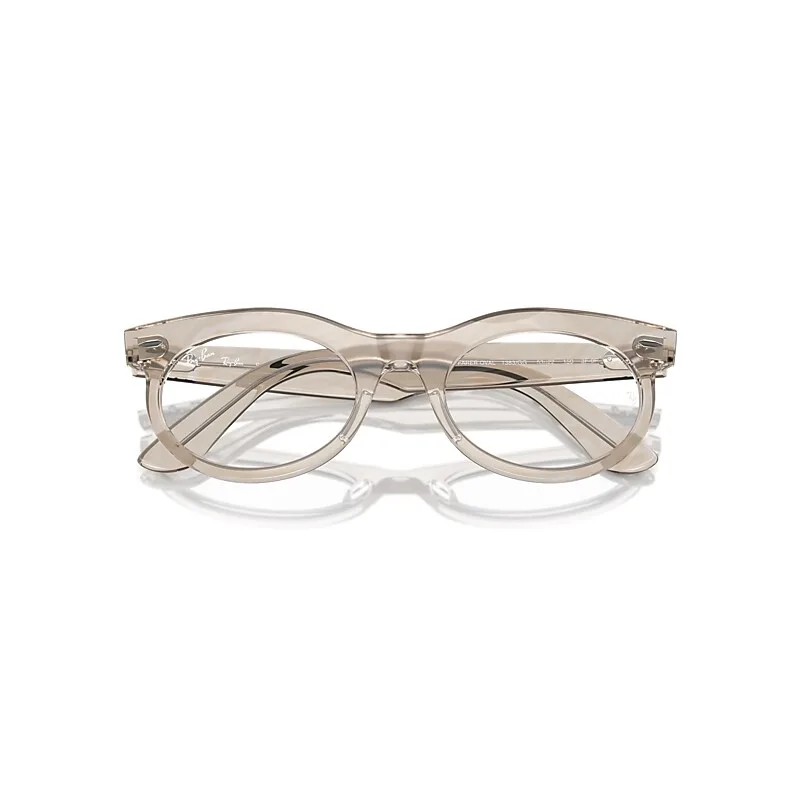 Wayfarer Oval Change Transitions® Sunglasses Photo Waves Grey Frame Clear Lenses by Ray-Ban