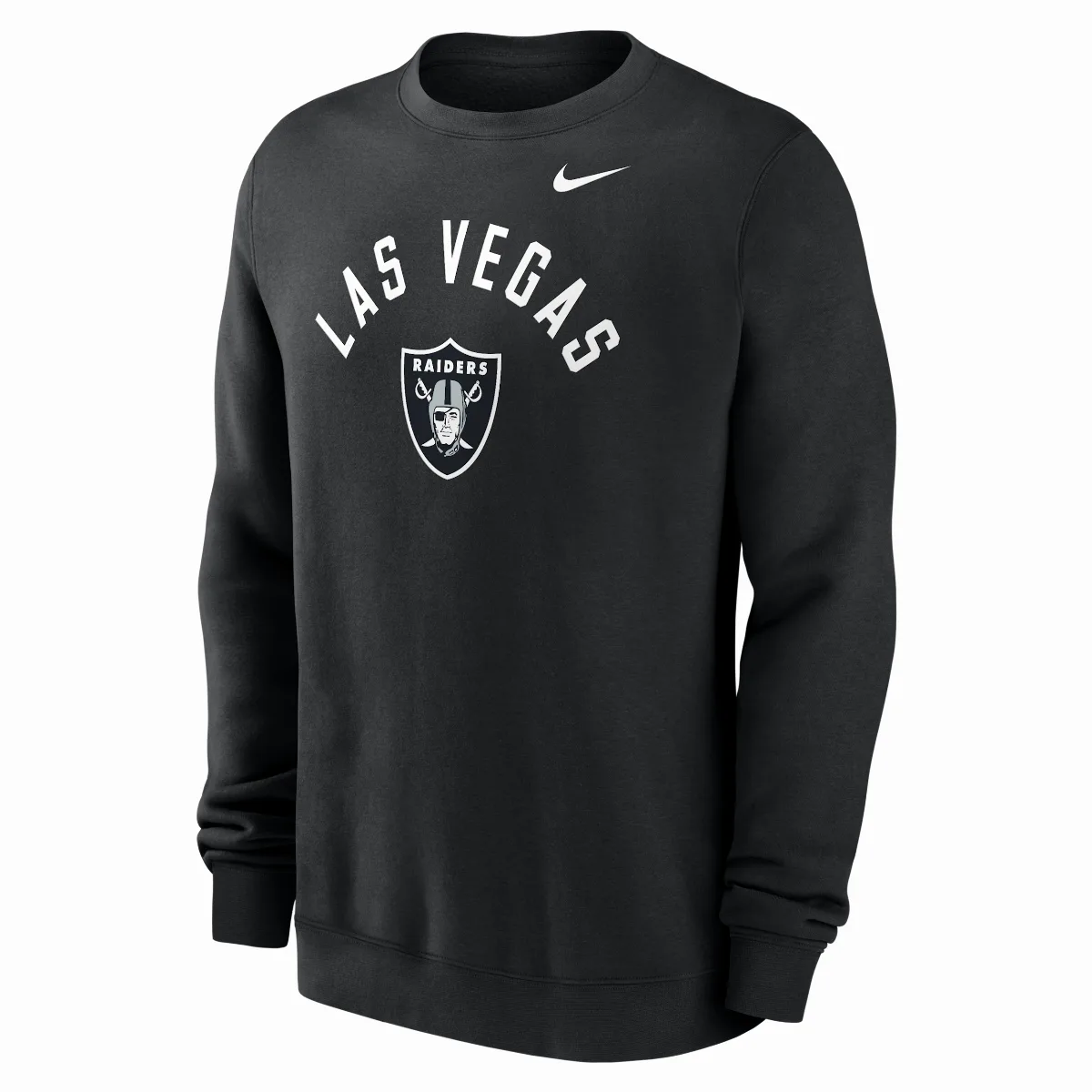 Las Vegas Raiders Club NFL Pullover Crew by Nike
