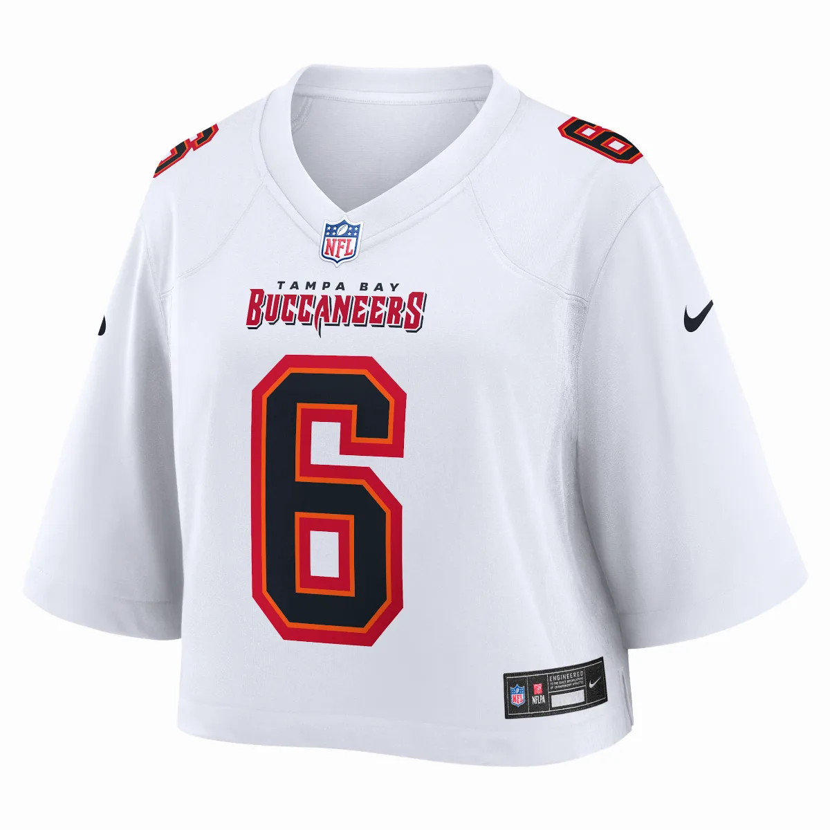 Baker Mayfield Tampa Bay Buccaneers NFL Cropped Tundra Game Jersey by Nike