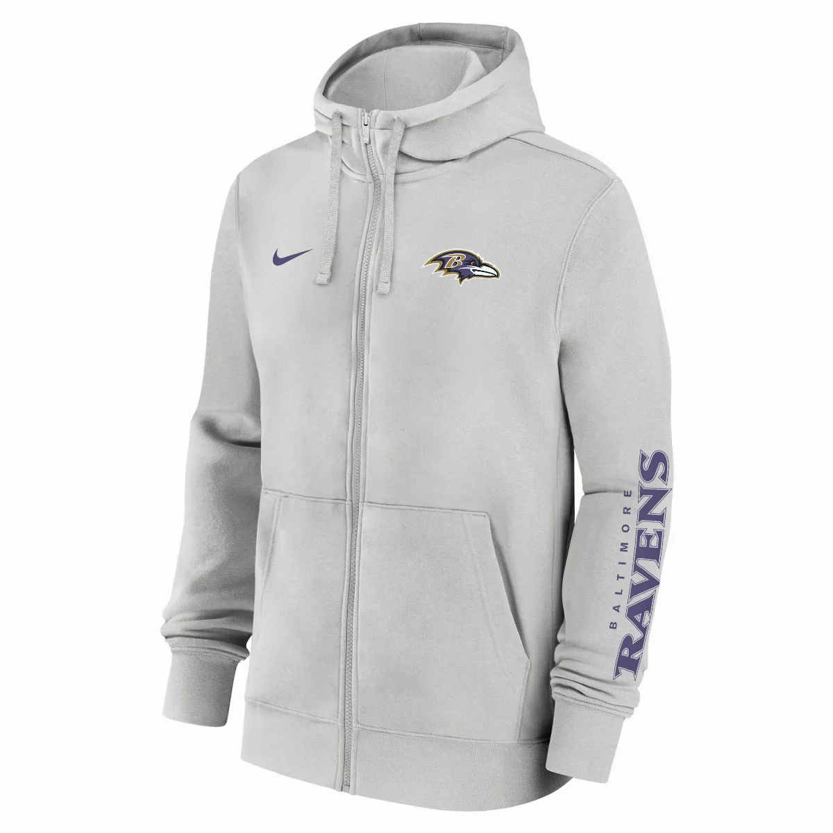 Baltimore Ravens Club NFL Full-Zip Hoodie by Nike