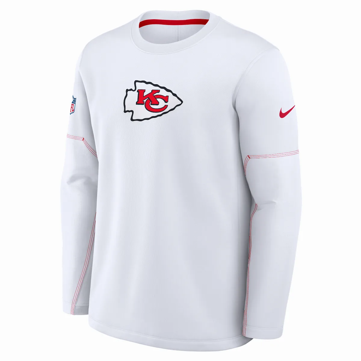 Kansas City Chiefs Sideline Coaches Therma-FIT NFL Long-Sleeve T-Shirt by Nike