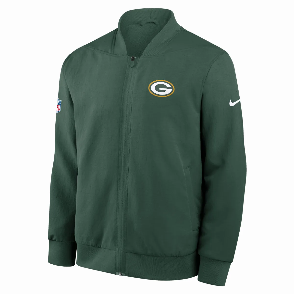 Bay Packers Sideline NFL Full-Zip Bomber Jacket by Nike