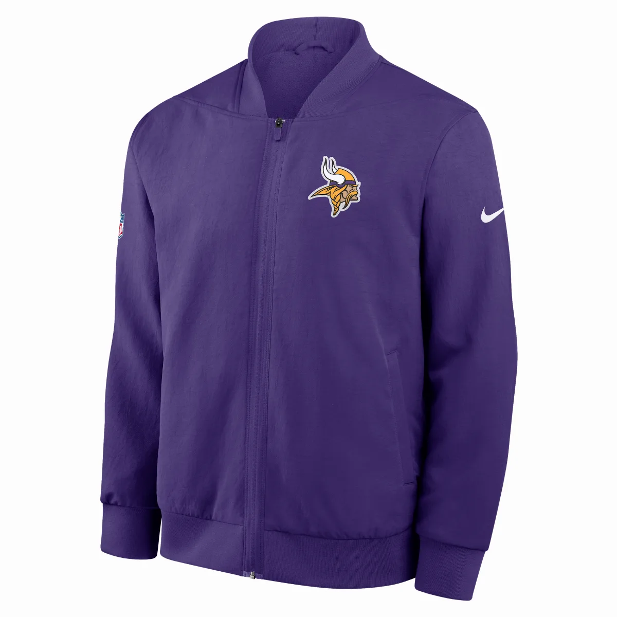 Minnesota Vikings Sideline NFL Full-Zip Bomber Jacket by Nike