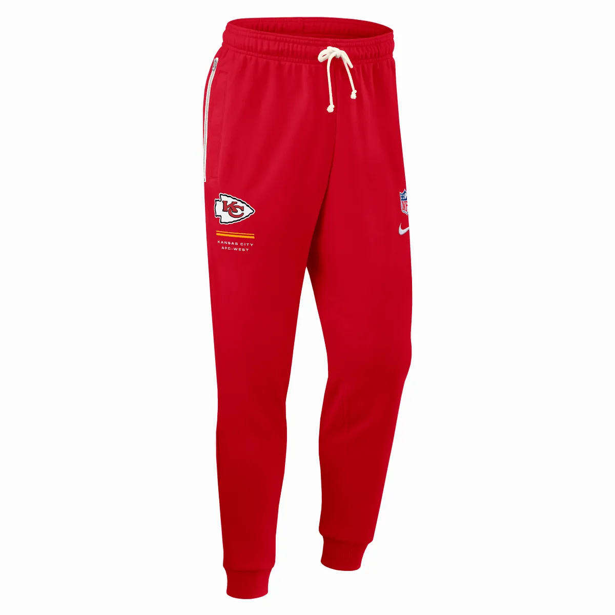 Kansas City Chiefs Sideline Standard Issue Dri-FIT NFL Taper Pants by Nike