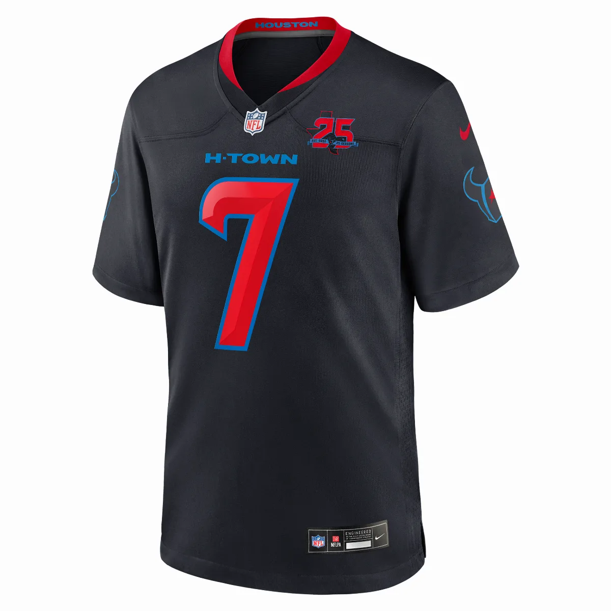 C.J. Stroud Houston Texans 25th Season NFL Game Jersey by Nike