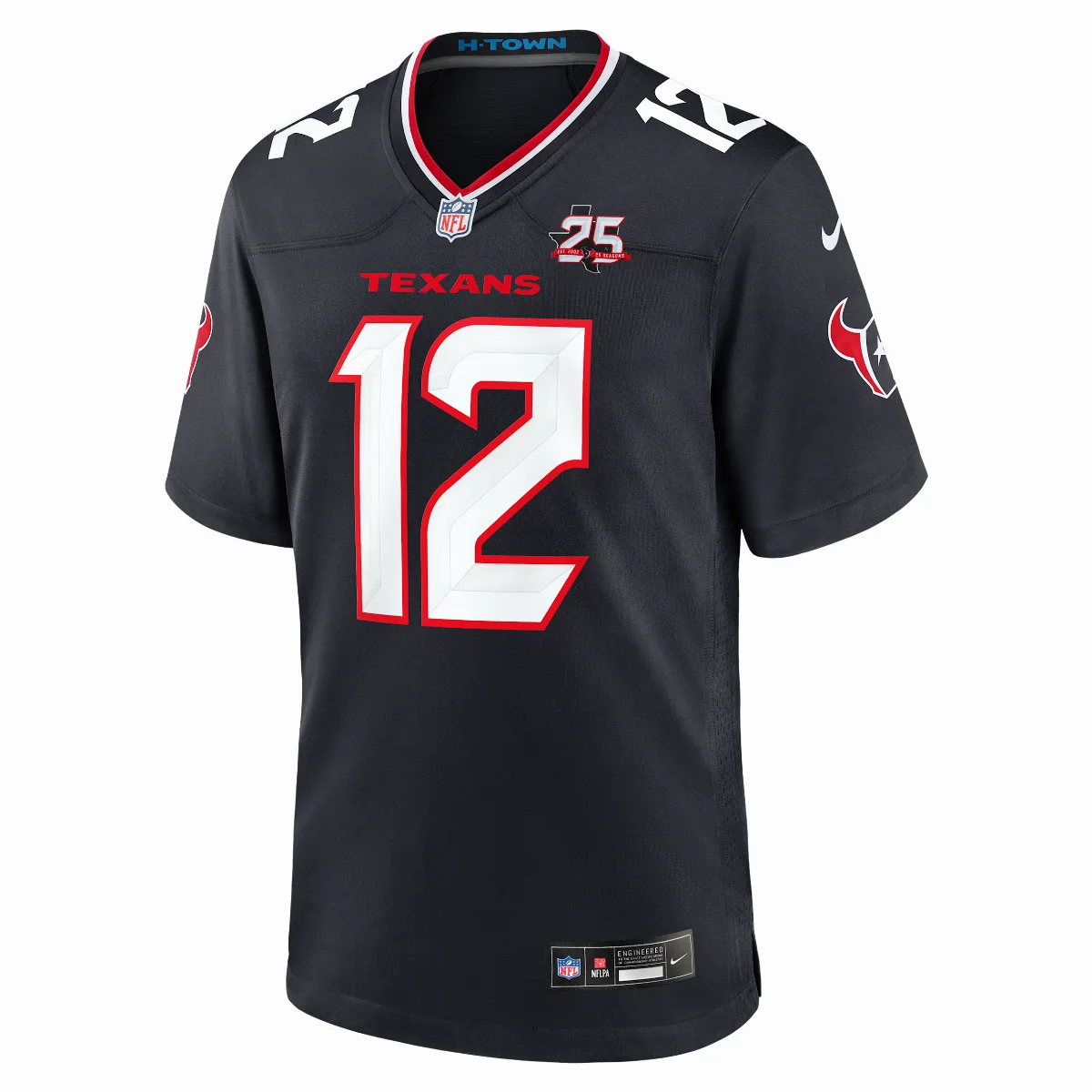 Nico Collins Houston Texans 25th Season NFL Game Jersey by Nike