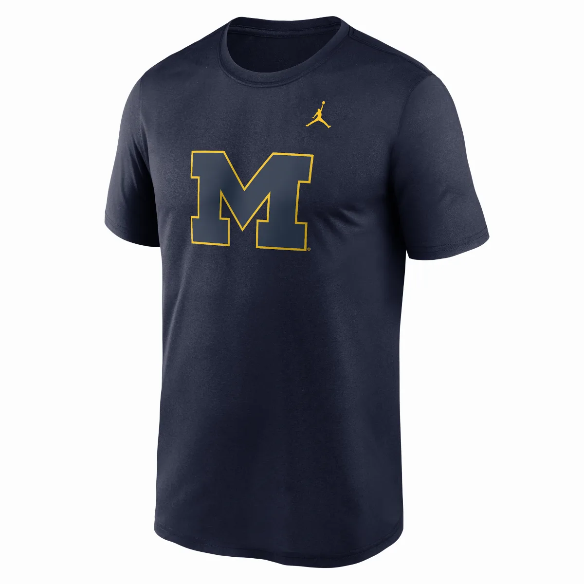 Michigan Color Pop Logo Legend Jordan Brand Dri-FIT College T-Shirt