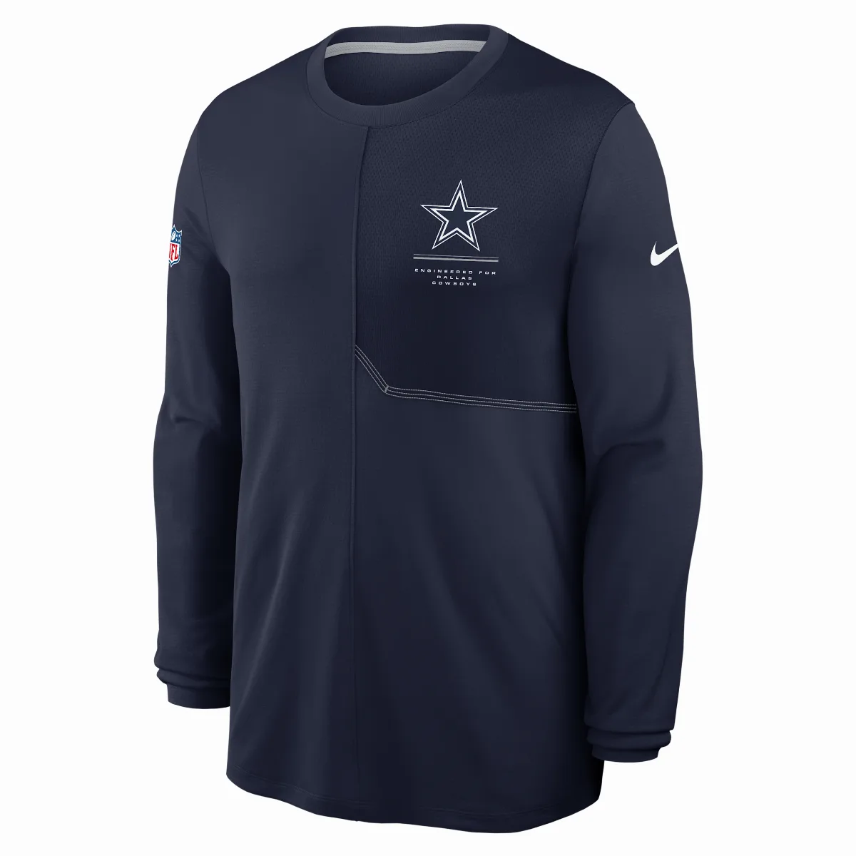 Dallas Cowboys Sideline Coach Dri-FIT NFL Long-Sleeve Top by Nike