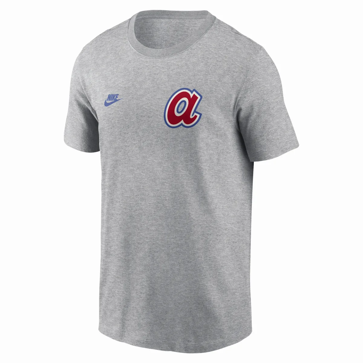 Atlanta Braves Cooperstown 2-Hit Large Logo MLB T-Shirt