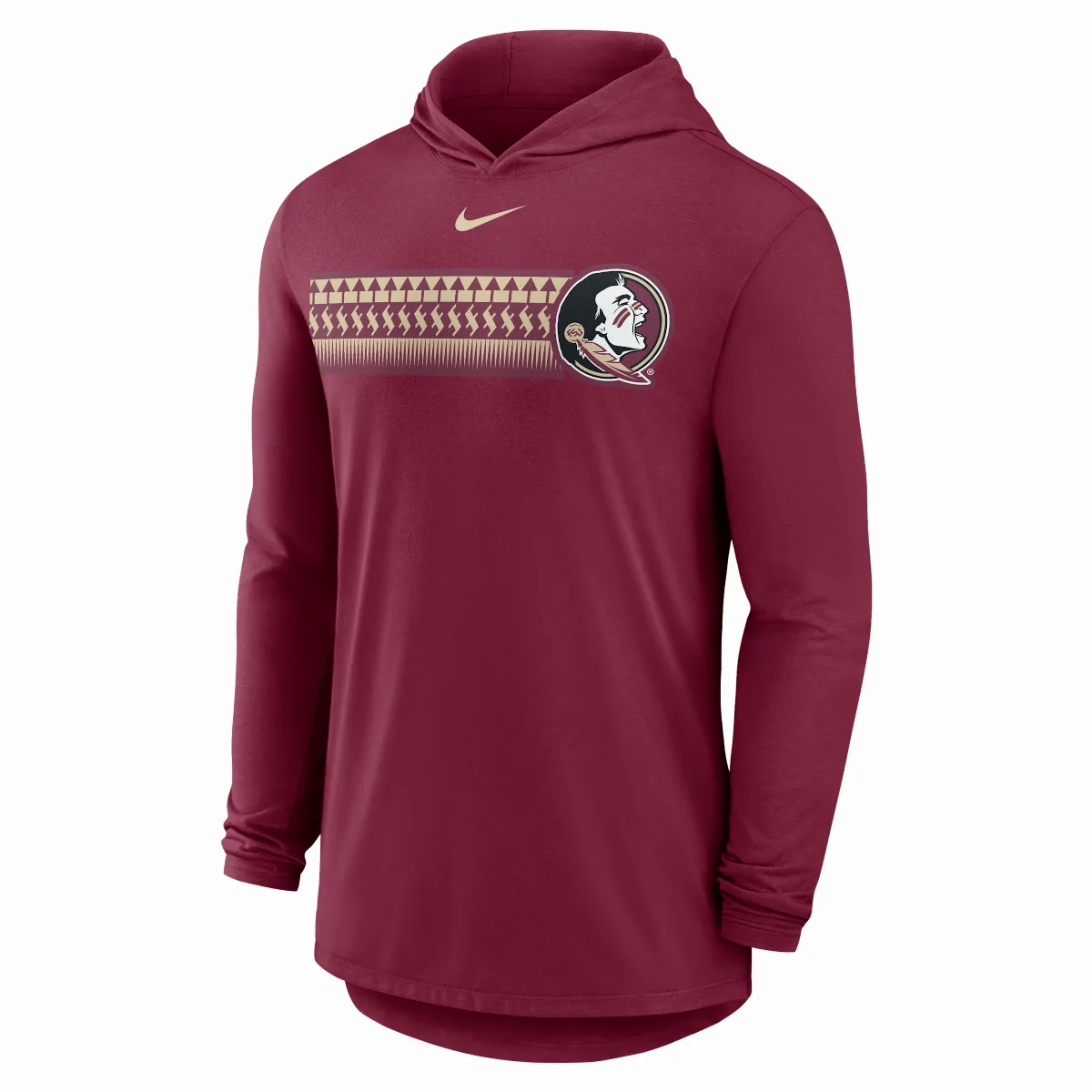 Florida State Primetime Pattern Dri-FIT College Long-Sleeve Hooded T-Shirt by Nike