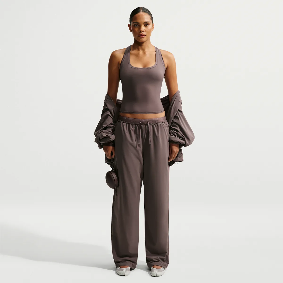 SKIMS Stretch Nylon Oversized Pants by Nike