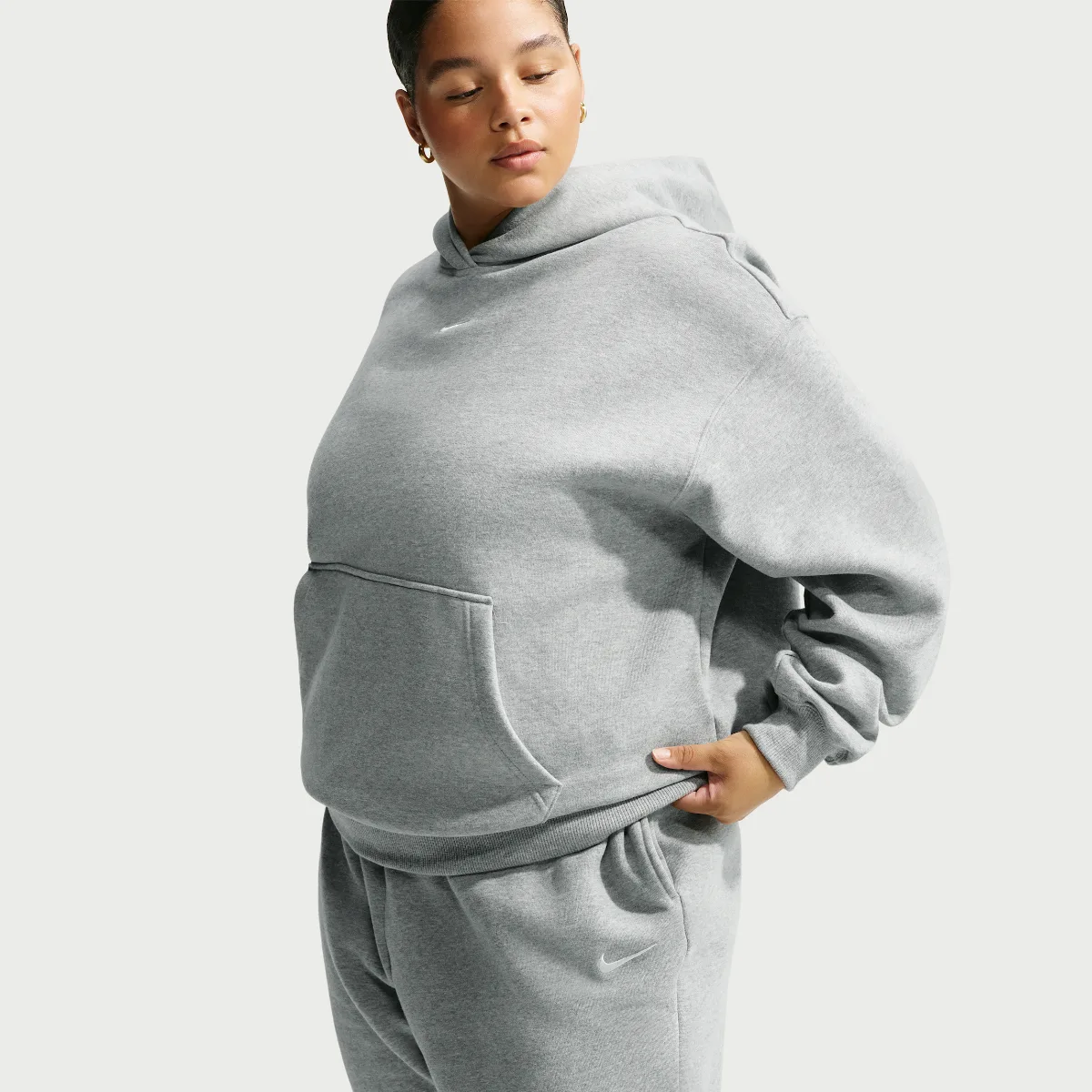 Studio Fleece Medium Weight Oversized Pullover Hoodie by Nike