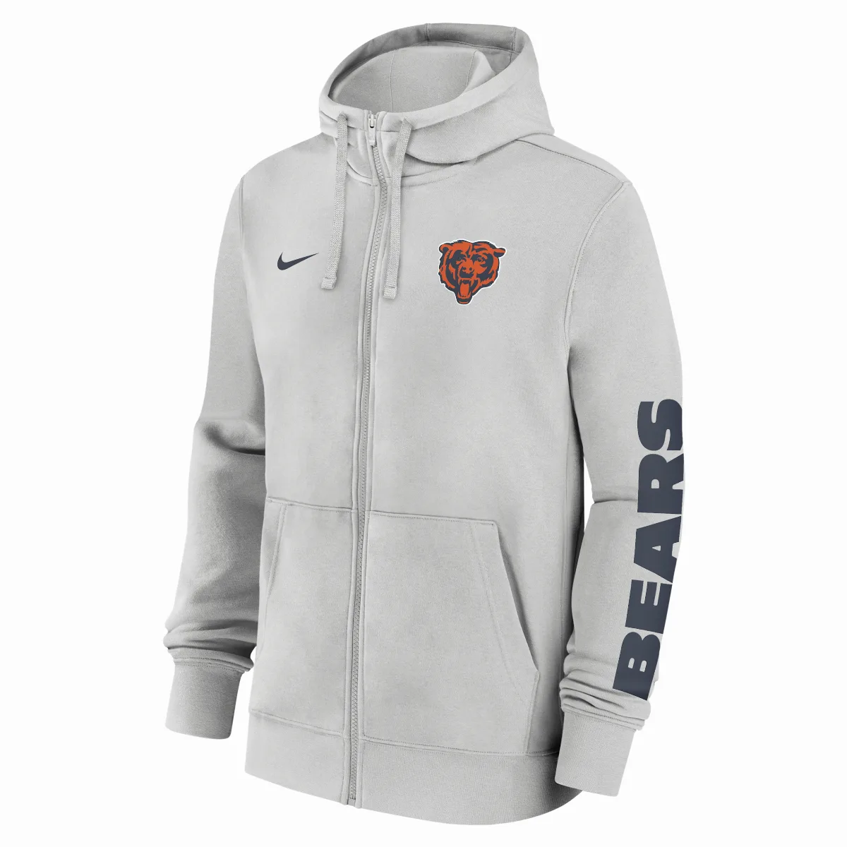 Chicago Bears Club NFL Full-Zip Hoodie by Nike