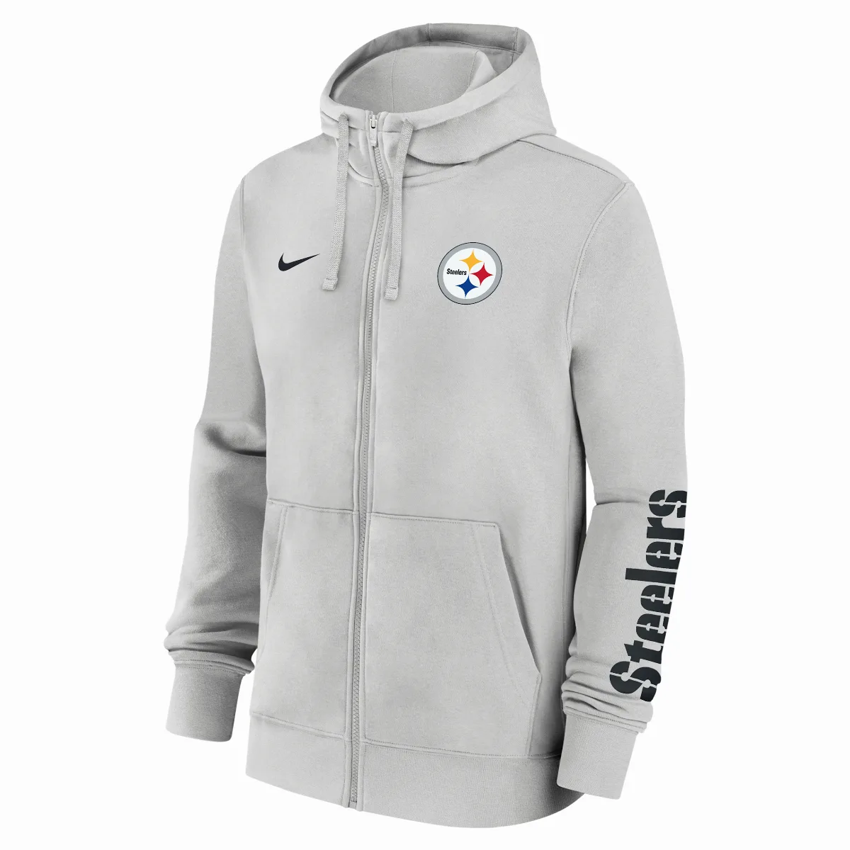 Pittsburgh Steelers Club NFL Full-Zip Hoodie by Nike