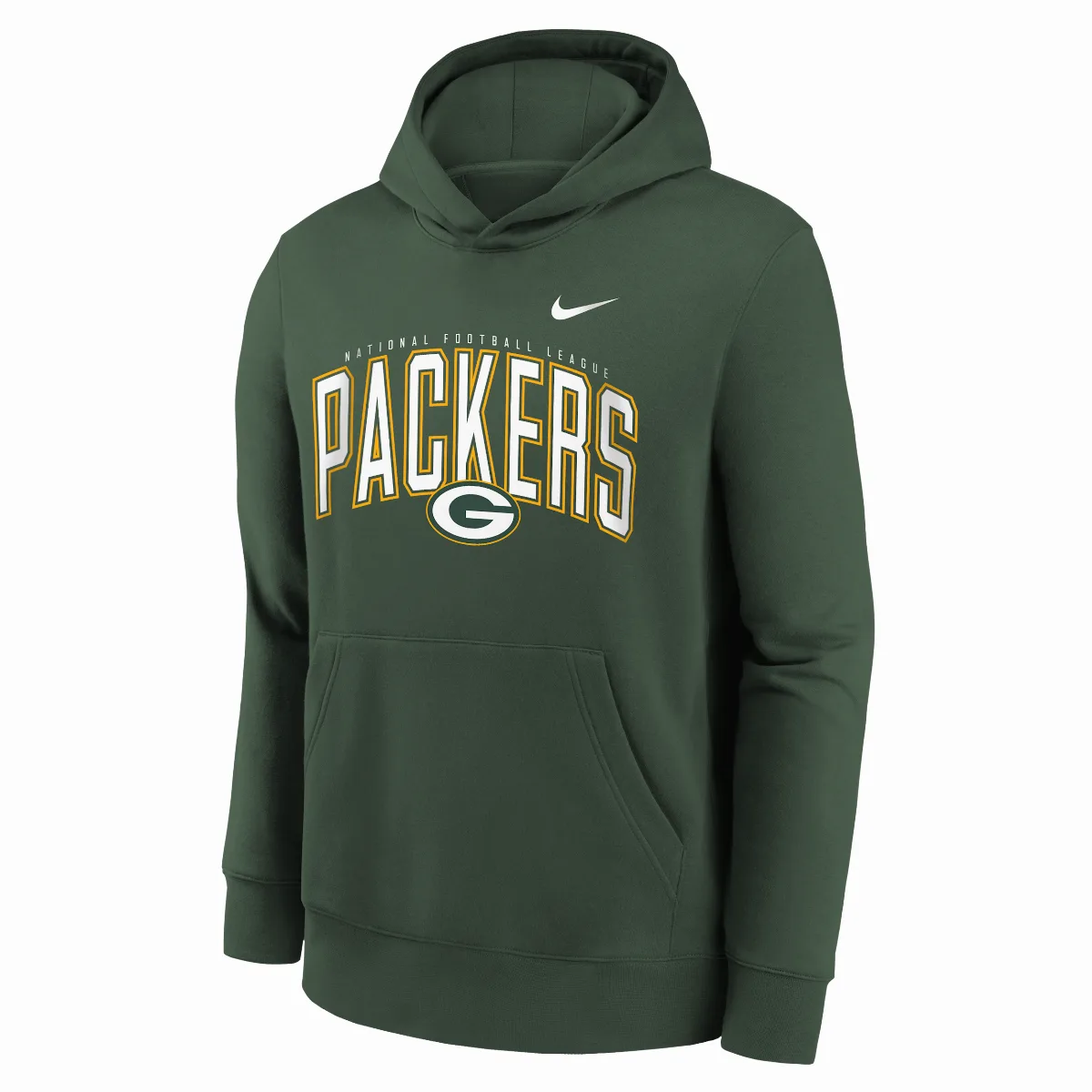 Bay Packers Essentials Club Logo Arch NFL Pullover Crew by Nike